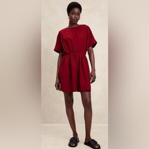 Banana Republic Vibrant Red Mini Dress